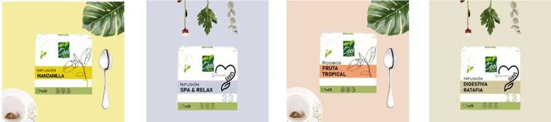 Infusiones en pirámides