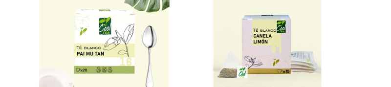 Té Blanco en pirámides