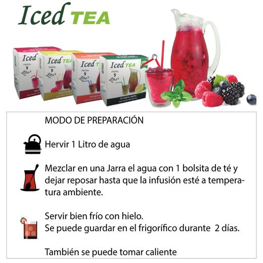 Té Helado. Frutos Rojos Iced Tea