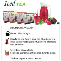 Té Helado. Rooibos Frutal Iced Tea