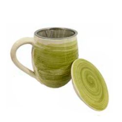 Mug de cerámica 0,30L. Verde