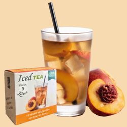 Té Helado.Té Negro Melocotón Iced Tea
