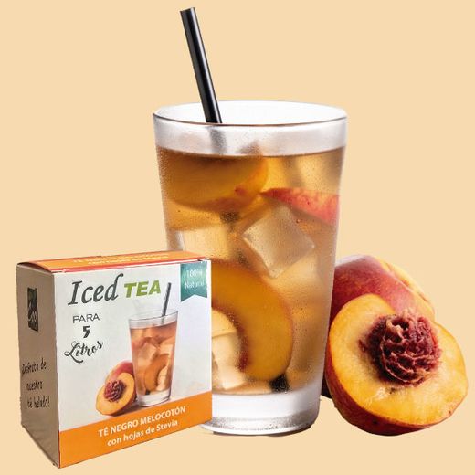 Té Helado.Té Negro Melocotón Iced Tea