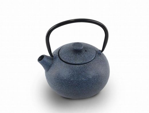 Tetera Hierro Fundido 0,35L Azul