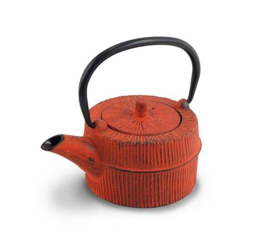 Tetera Hierro Fundido 0,35L Roja