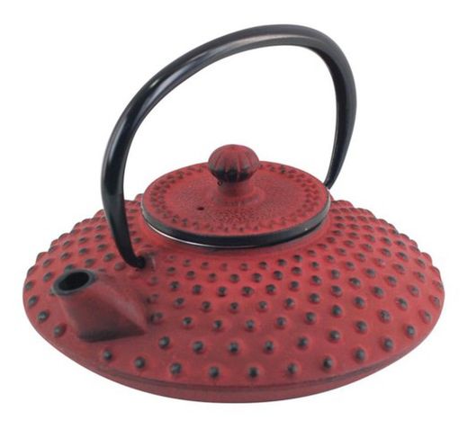 Tetera Hierro Fundido 0,50L Roja