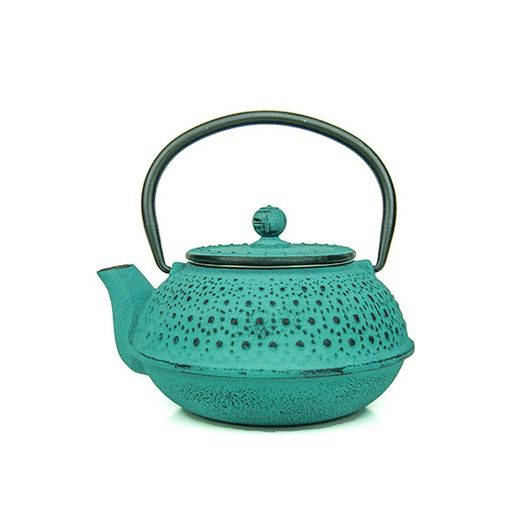 Tetera Hierro Fundido 0,60L Azul celeste