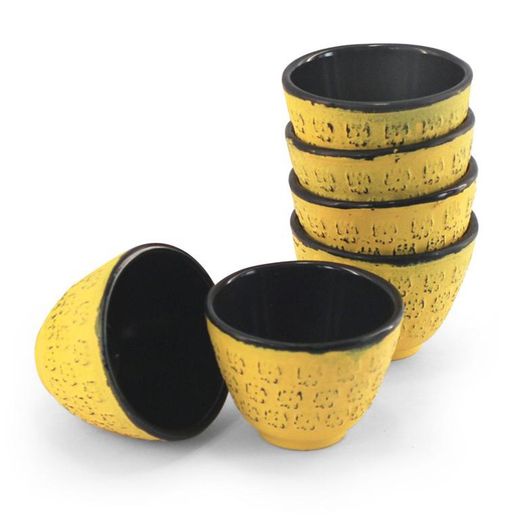 Vaso Hierro Fundido 0,06L Amarillo